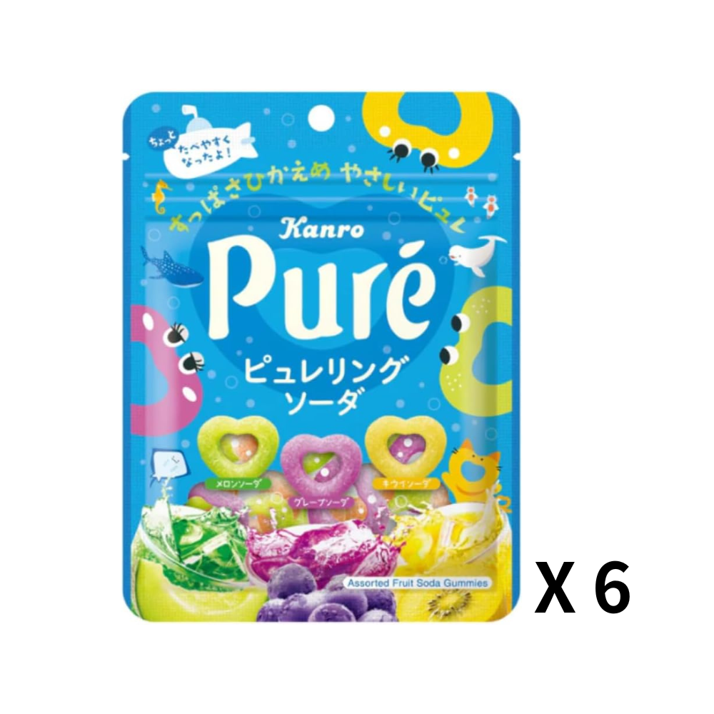 칸로 퓨레링 소다 63g 6개 세트