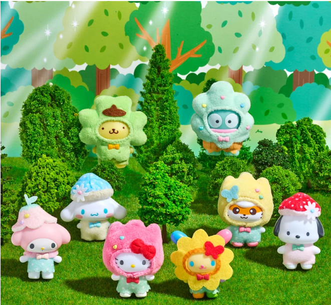 [랜덤]산리오 치비토모 시리즈 4탄 숲속 친구들 sanrio 오리지널 시크릿 랜덤 키링 키홀더