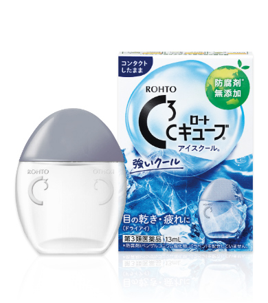 로토 C큐브 아이스쿨 13ml 일본 안약 콘택트렌즈 눈피로 초청량 쿨링