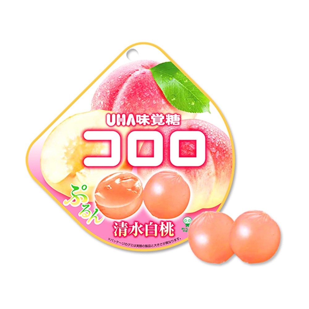 UHA미각당 코로로 시미즈 백도 복숭아 젤레 40g 6개세트