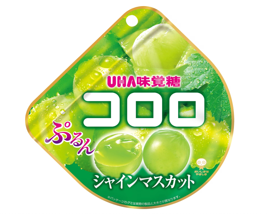 UHA미카쿠토 코로로 젤리 청포도맛 48g 6개세트 일본 젤리 머스캣